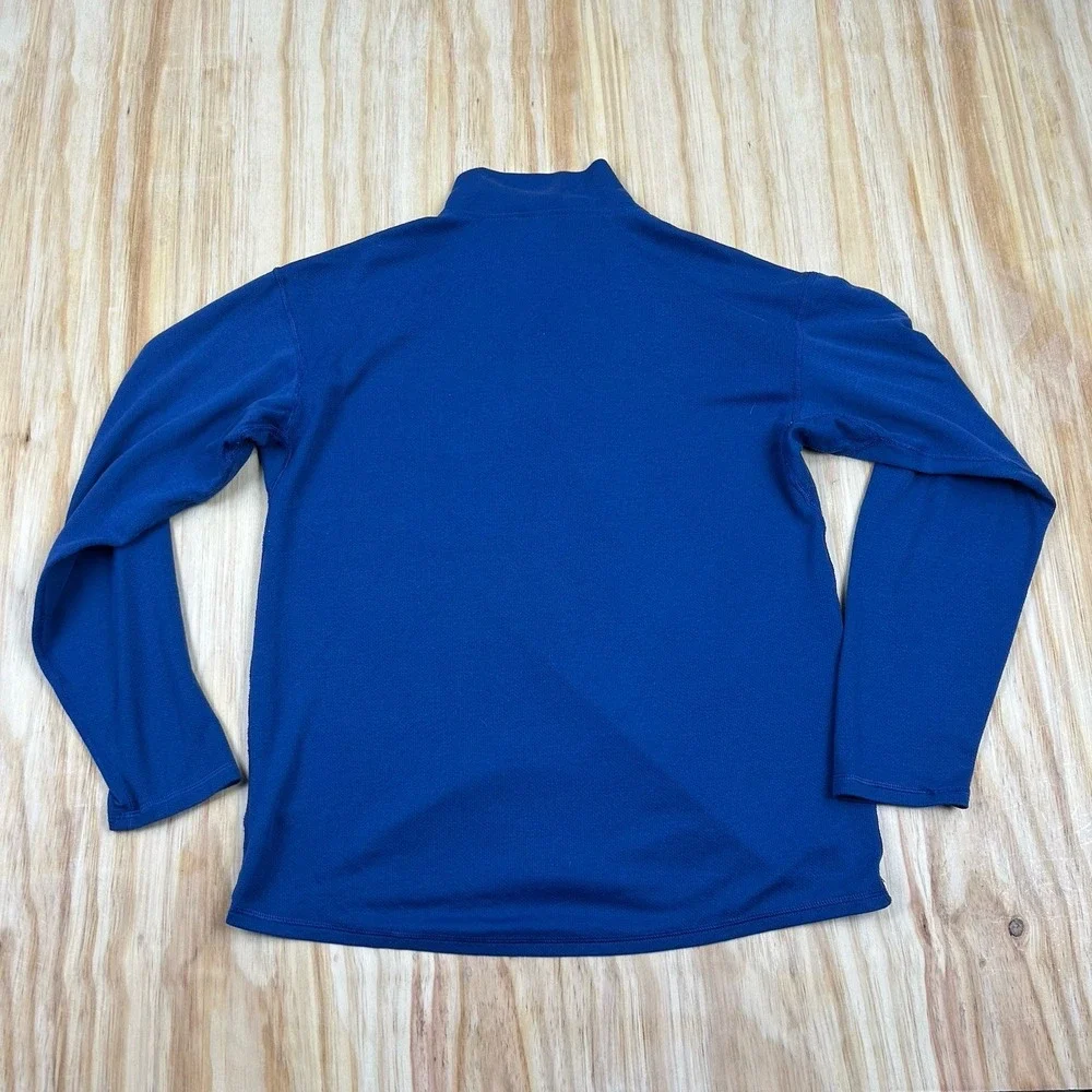 VTG The‎ North Face Men's Long Sleeve 1/4 Zip Base Layer Logo Hiking USA Made
